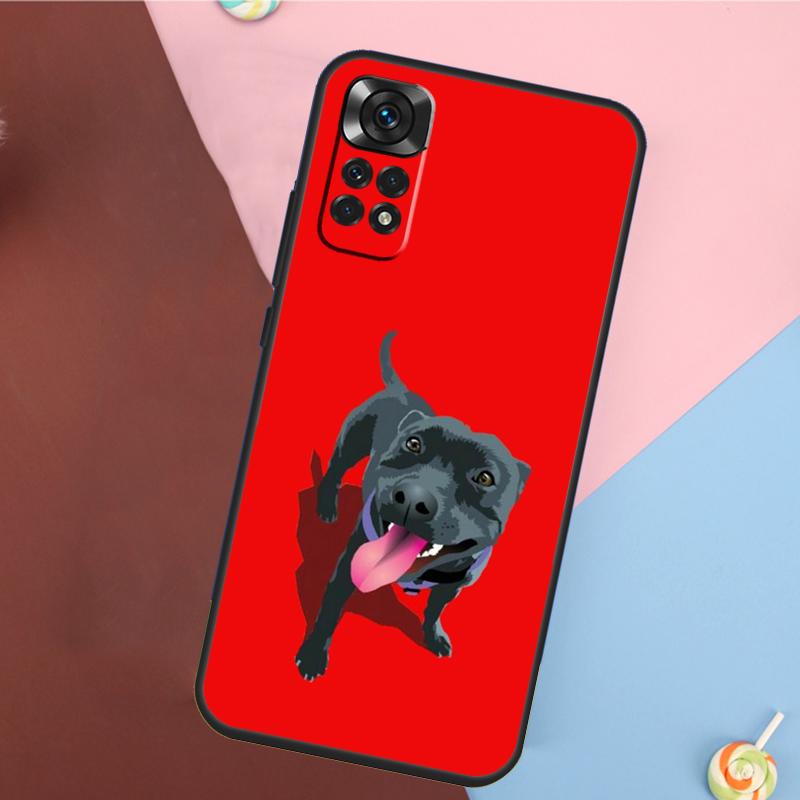 Чехол Staffy Staffordshire Bull Terrier для Xiaomi Redmi Note 14 13 12 9 10 11 Pro 9S 10S 11S 12S Redmi 14C 10C 12C 13C