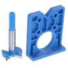 Hinge Hole Opener Blue Accuracy Locator Door Drilling Guide Woodworking Tools Set 35mm