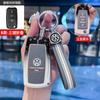 Valve Stems Caps For VOLKSWAGEN VW Zinc Alloy Car Folding Key Case Cover Shell Holder Protection For VW Volkswagen Polo Tiguan P Oz5