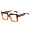 Oversized Frame Anti-Blue Light Glasses Transparent Plain Glasses Ins Square Eyeglasses  Man