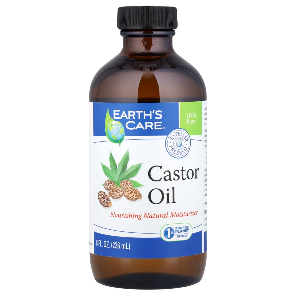 Масло касторовое Earths Care 8 жидких унций (236 мл)