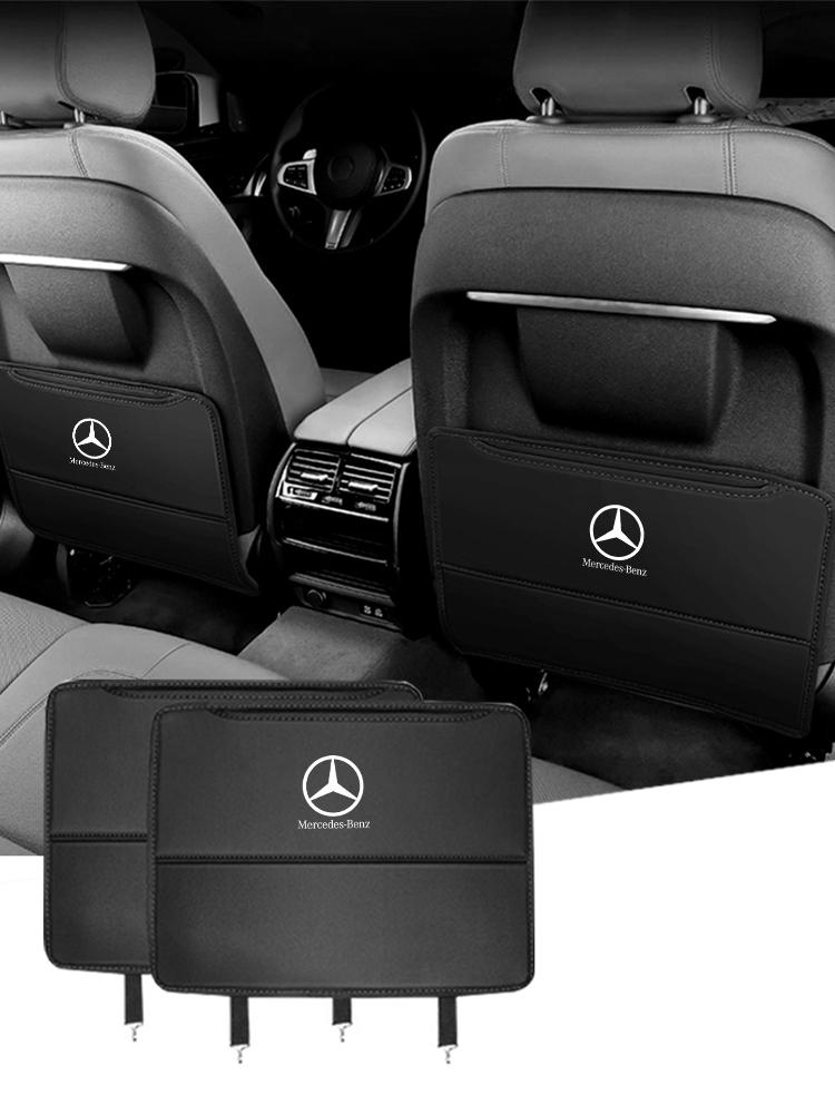 EJK4  New 2025 For Mercedes Benz B/C/E/S Class A Class C200L GLC Car Seat Anti-kick Pad Car Rear Safety Seat Anti-wear Seat Back Prote