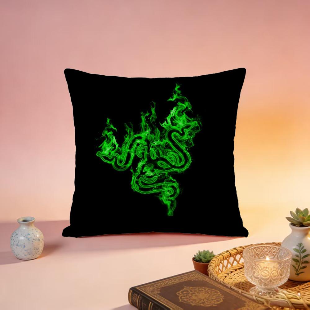 Popular RRazered Cushion Cover Premium SkinFriendly Pillow Case MultiPurpose for Home Office Travel