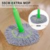 Floor Washing Mop Squeeze Household Cleaning Floor Wash Wet Mop For Floor Cleaning Fiber Absorbent Mop 2 In 1 Dehydrated Mop