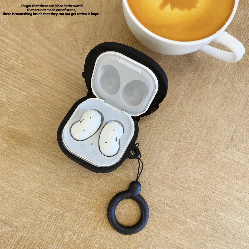 Силиконовый чехол для наушников с милым мультяшным Lucky Cat для Samsung Galaxy Buds 2 Pro Live, чехол для Galaxy Buds2 Pro, полная защита с ремешком