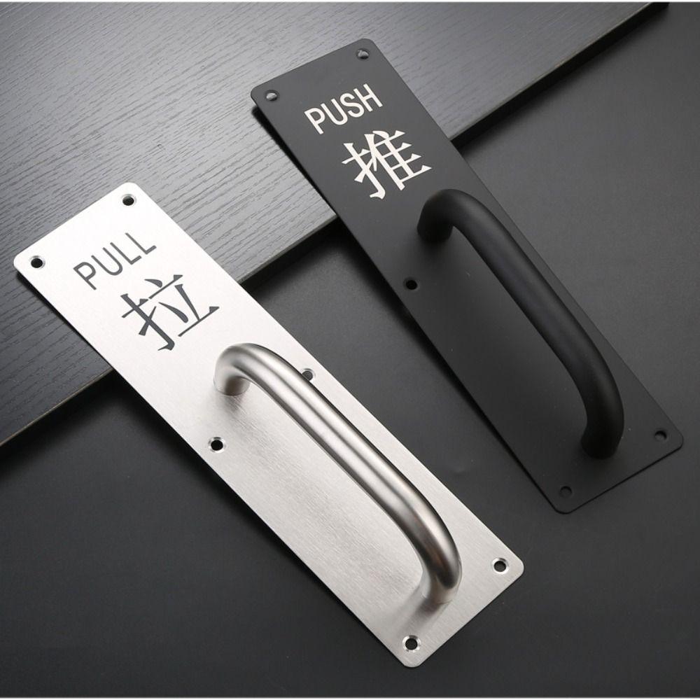 Silver Black Hardware Handles D Pull Door Handgrip Door Hardware Doorknob  Hotel