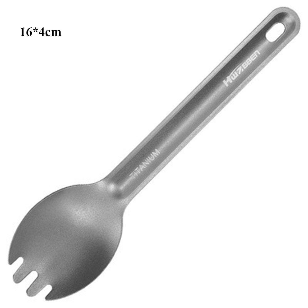 Environmental Outdoor Camping Fork Portable Light Titanium Cookware Outdoor Tool