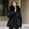 Thickened Women's Short Coat 2023 New Big Fur Collar Cotton Coat Winter Coat