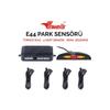 Датчик парковки E44 Серый с 4 датчиками на турецком языке