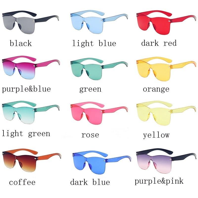 Женские цветные солнцезащитные очки