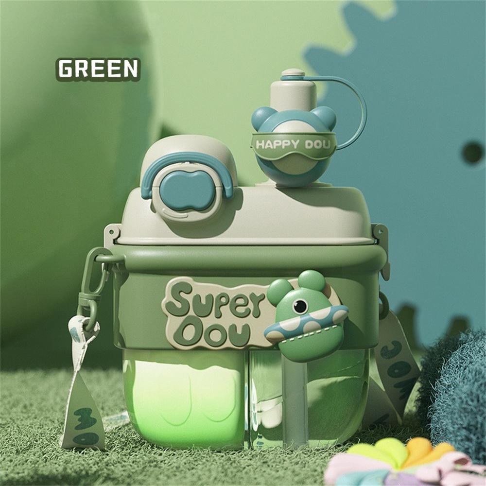 Присоска Модный дизайн пряжки Два способа пить воду Можно установить горячую воду Цветной уличный поильник Портативный