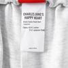 Мужские свободные повседневные брюки Charles с вышивкой в виде сердца и буквы, на кулиске