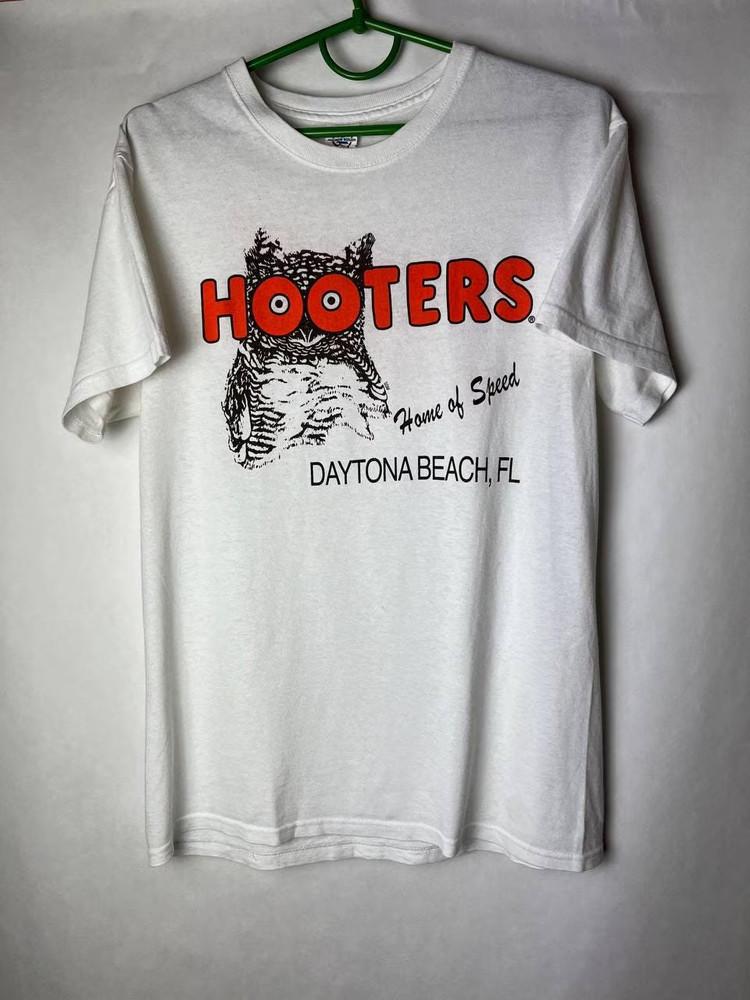 Винтажная футболка Hooters Band Home Of Speed Унисекс Концертный S до 5XL MQ255 Унисекс Футболка