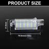 2x LED License Number Plate Light for Renault Captur Clio 3 Clio 4 Espace 4 Fluence Laguna 3 Canbus Error Free Waterproof White