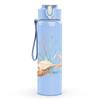 1PC Coral Starfish Ocean Art Print 750ml Color Plastic Sports Water Bottle Leakproof Flip Straw Lid Suitable for Sports Office Home Use
