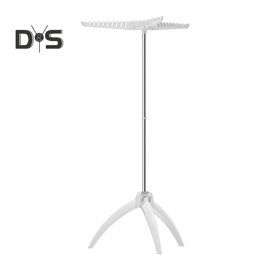 Складная вешалка для одежды с 3 штангами для подвешивания Высокая устойчивость Прочная несущая способность Простая установка Складная вешалка для брюк и пальто