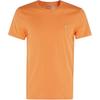 Мужская футболка Polo однотонная приталенного кроя с круглым вырезом и коротким рукавом, топы, оранжевая 710671438-406