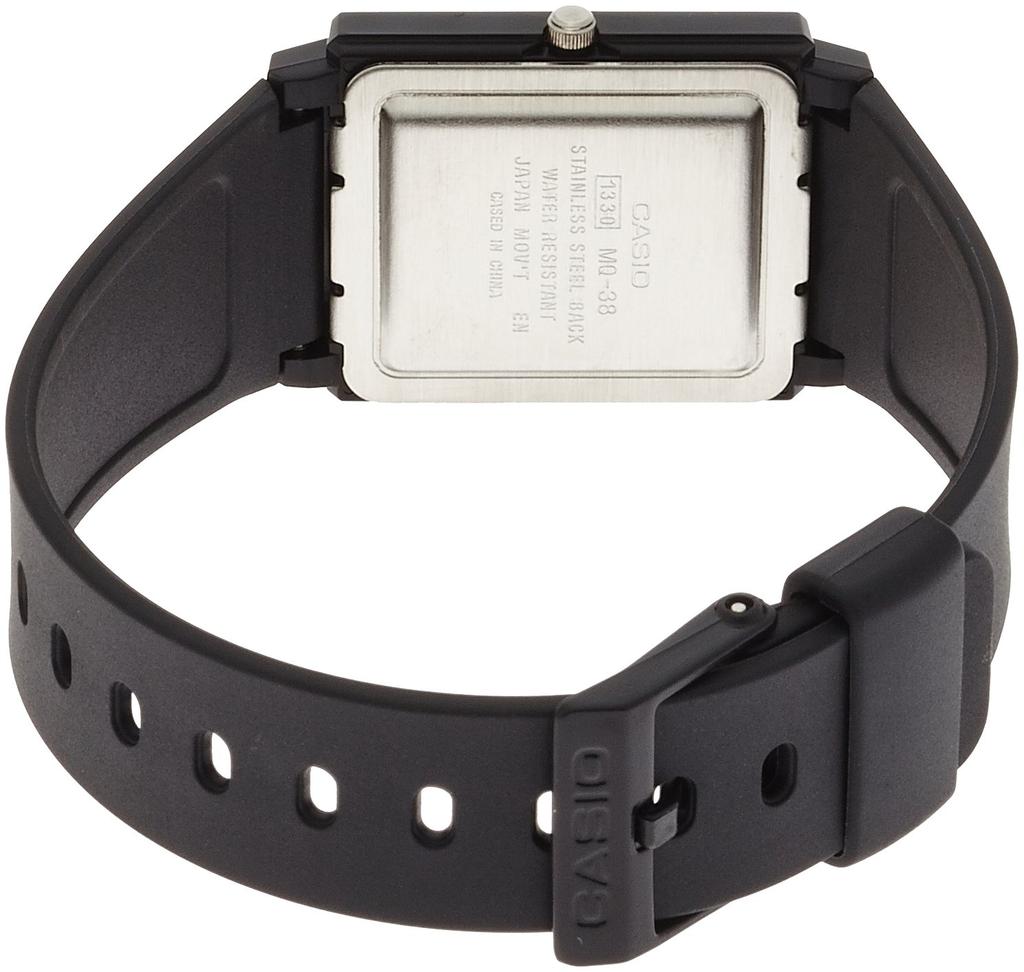 Casio Часы MQ-38-1, Черные, Параллельный импорт