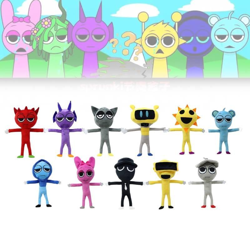 Plush Sprunki Toy Cartoon Gaming Peripherals Holiday Gift Dolls Children Boys