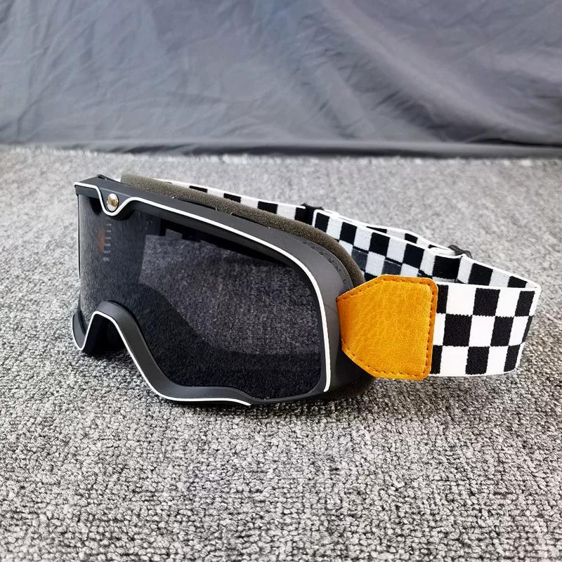 Motorcycle personalized glasses ski goggles men and women retro off-road riding locomotive windproof sand helmet goggles
