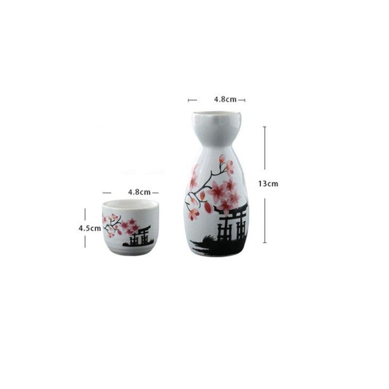 5 шт./компл., японская керамическая бутылка для вина Lucky Cat Sake, креативная фляжка Maneki Neko, ликер, спиртные напитки, чашка для вина, посуда для напитков