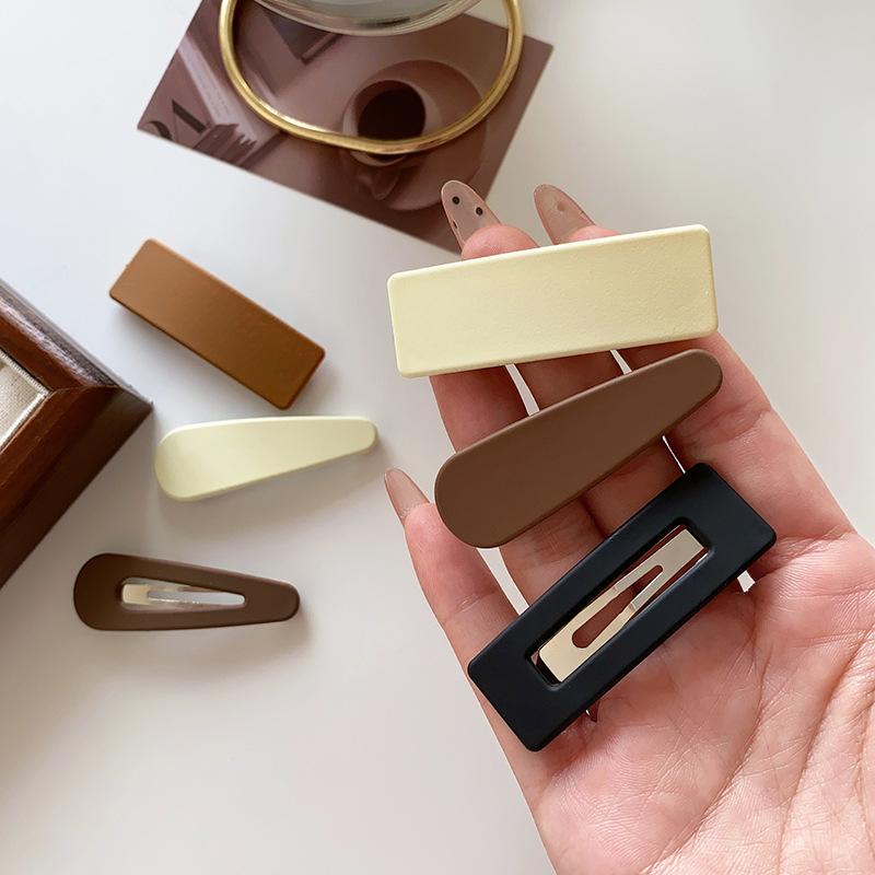 Заколка для волос с молоком и кофе, боковая заколка для челки, сломанная заколка для волос, простая качественная заколка BB, женская заколка на затылке, боковая заколка, чародейка