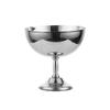 304 Stainless Steel Dessert Cup Durable Ice Cream Cup Bar Silver Yogurt Pudding Fruit Cup Retro Salad Bowl Restaurant Accessories