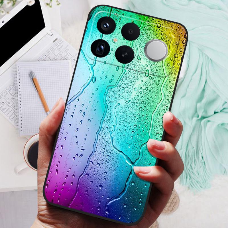 Для Xiaomi Redmi K90 Pro Max Чехол НОВЫЙ ТПУ Силиконовый Противоударный Чехол для телефона с котом Для Redmi K90 Pro Max Funda Печать Мягкий Чехол