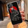Чехол для телефона для iphone 17 Air 17 16 Pro Max 15 14 13 Pro Max 15 16 Pro 15Plus Японский самурай