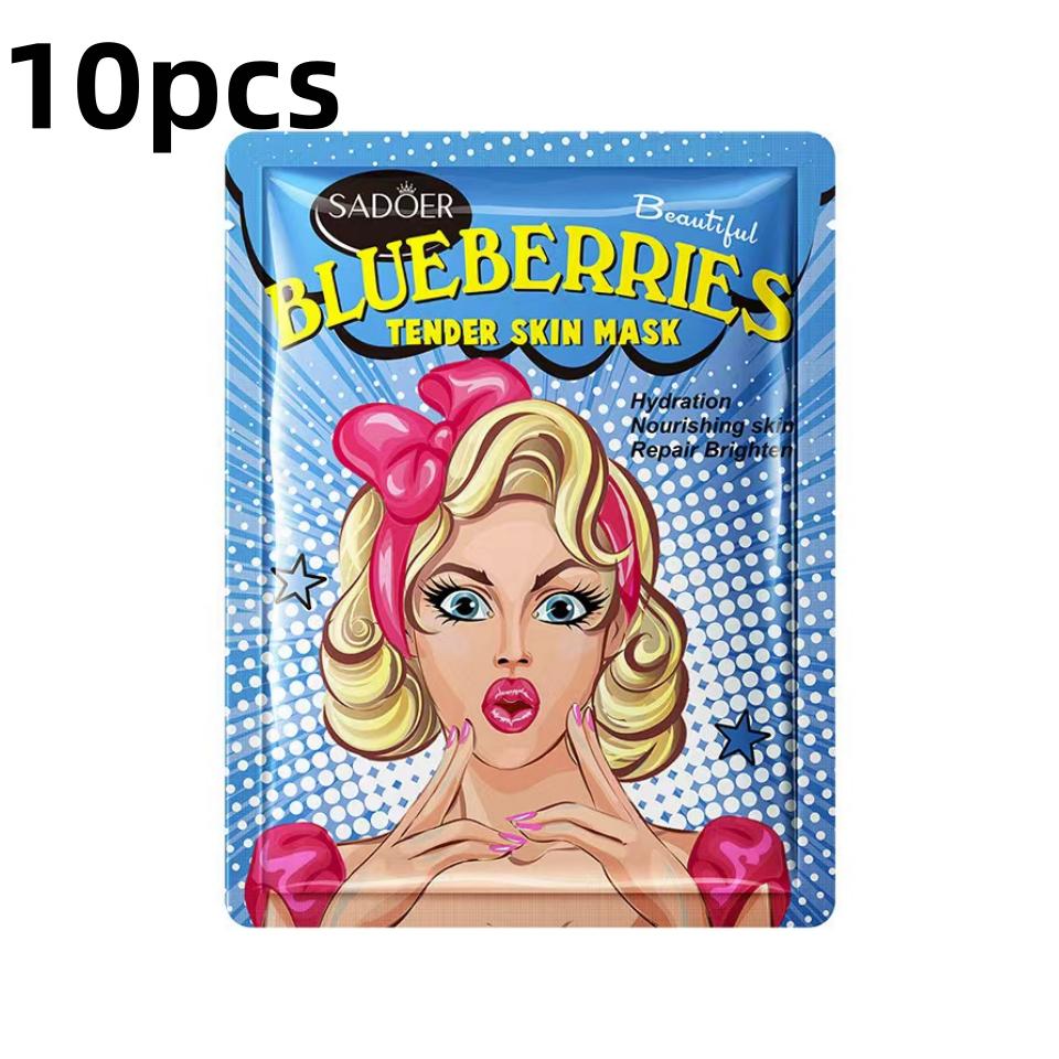 Sadoer Маска для лица Goddess, серия масок для лица, смягчающая увлажняющая увлажняющая маска, наклейки