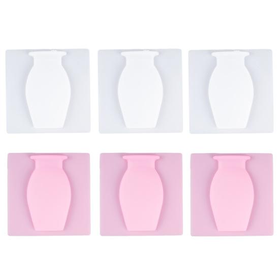 3/6 шт. настенное крепление силиконовая ваза многоразовая самоклеящаяся для дома, офиса, внутреннего холодильника, окна