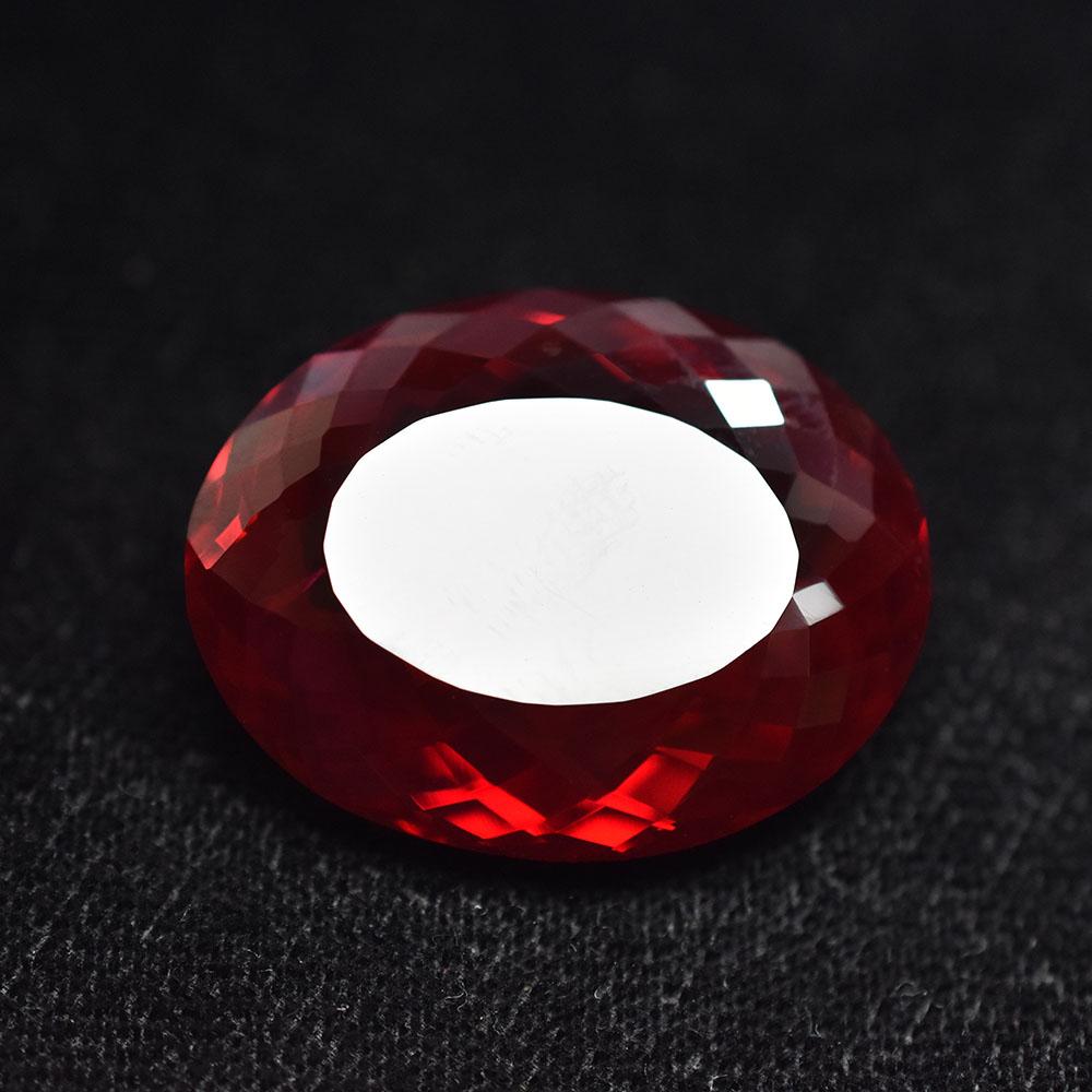 62.25 Ct Natural Blood Red Mozambique Ruby BIG-SIZE Loose Gemstone