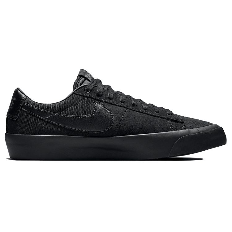 Nike Zoom Blazer Low Pro GT SB Triple Черные кроссовки унисекс антрацитовый DC7695-003