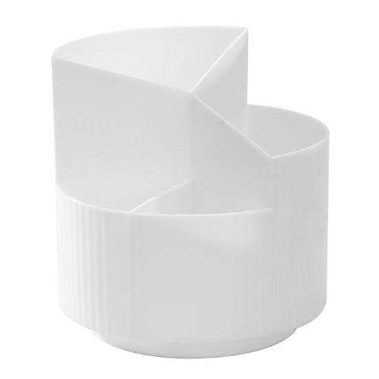 Pen Holder Rotating Pen Organizer Multiple Compartments Stationery Storage Box for Office Home School