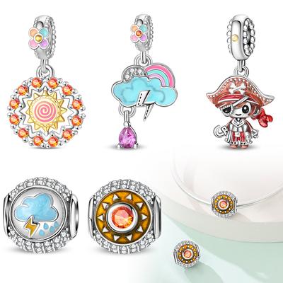 Sunny Beads Медные Цвета Шарм-бусины Подходят для Оригинальных Браслетов-Шармов Бусины Для Женщин Изготовление Украшений Подарки