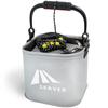 SEAVER Fishing Water Bucket Bucket 22cm of Pliers Fish Grip Single [Choice Set/Color] (Gray Item)