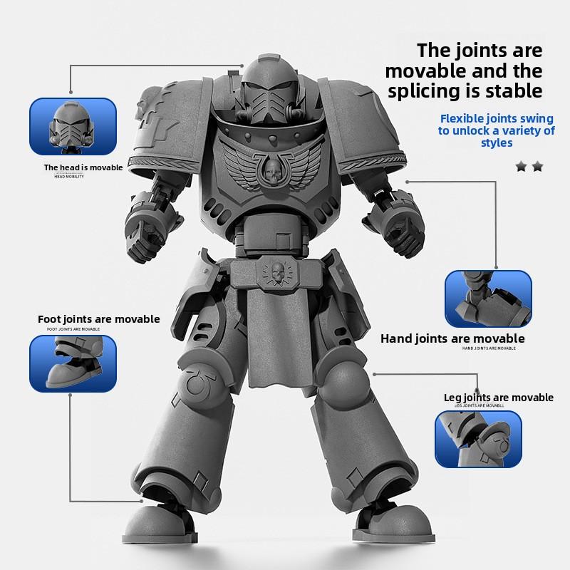 3D Печатный Меха Робот Суставы Фигурка Сочлененный Подвижный Макет Кукла DIY Сборка Игрушка Фигурки Действия Макет 13 Анимация Макет Игрушки