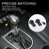 TUCKBOLD Декоративная накладка на ручку переключения передач для console Ford Mustang Наклейка на внутреннюю отделку Стайлинг Декор Углеродное волокно Черный с клейкой основой