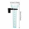 Transparent Gardening Rainwater Meter Plastic Lawn Rainfall Gauge Farm Rain Gauge  Outdoor