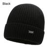 Thick Fleece Lined Knit Cap Women Warm Hat Skullies Beanies Men's Winter Hat Knitted Hat