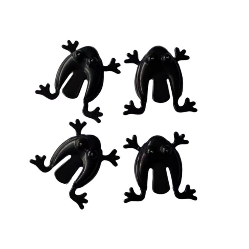 90s Nostalgia: Small Bouncing Plastic Frog Toy - Classic Retro Jumping Frog for Children