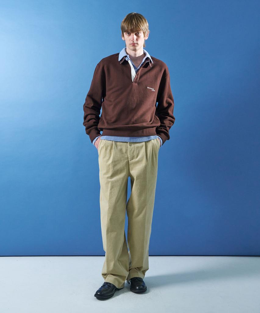 MOONSUN M.C Unisex, Corduroy Chino Pants / Cream