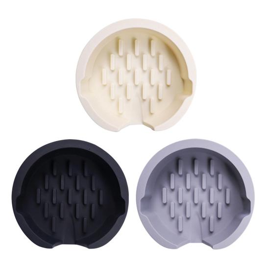 Держатель для губки с присоской, нескользящий дизайн, быстросохнущий силиконовый держатель для губки