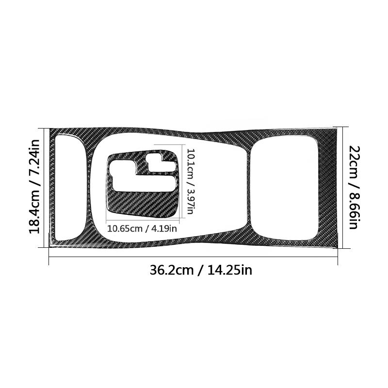 Наклейки на панель передач для Porsche Cayenne 2003, 2004, 2005, 2006, 2007, 2008, 2009, 2010, аксессуары для украшения салона автомобиля из углеродного волокна
