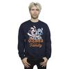 Disney Mens Lilo And Stitch Ohana Angel Hug Sweatshirt