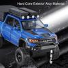 1:32 RAM Mammoth G63 6x6 Cars Toy Alloy Models Diecasting Doors Opened Miniature Caravan Light Music Vehicles Boys Xmas Toys