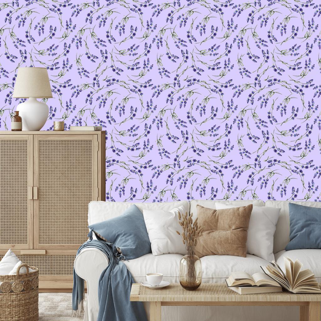 Nature Lavender Wallpaper for Living Room and Bedroom 50x1000