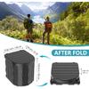 Portable Camping Toilet for Adults Outdoor with Lid Folding Composting Toilets for Hiking Waterproof Porta Potty, Car Camping Essentials