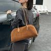 Высококачественная женская сумка из замши, вместительная сумка Bost под мышку, универсальная и модная сумка-слинг из матовой кожи в стиле боулинг