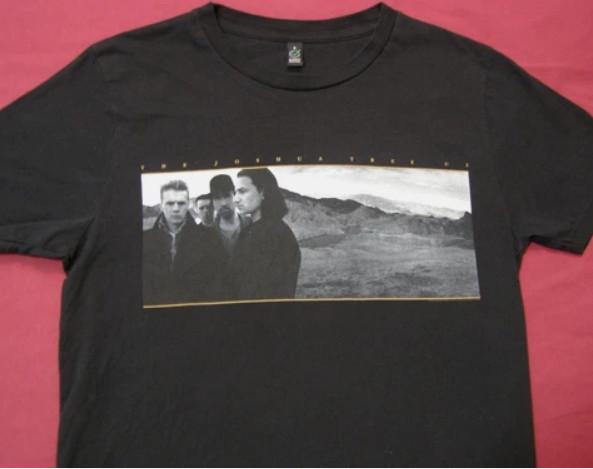 SALE U2 The Joshua Tree Album Cover 2017 Concert Tour Black Shirt Unisex T-Shirt